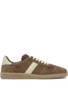 Tom Ford Sneakers With Suede Inserts In Animal Print