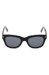 Tom Ford Snowdon 52mm Square Sunglasses