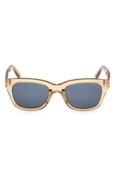 Tom Ford Snowdon 52mm Square Sunglasses