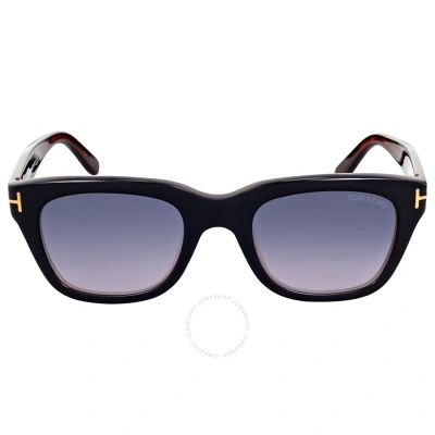 TOM FORD TOM FORD SNOWDON SMOKE GRADIENT SQUARE MEN'S SUNGLASSES FT0237 05B 50
