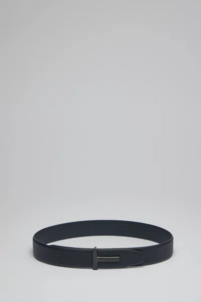 Tom Ford Soft Grain Leather Reversible T Belt 40mm | Tb178-lcl236l | Black