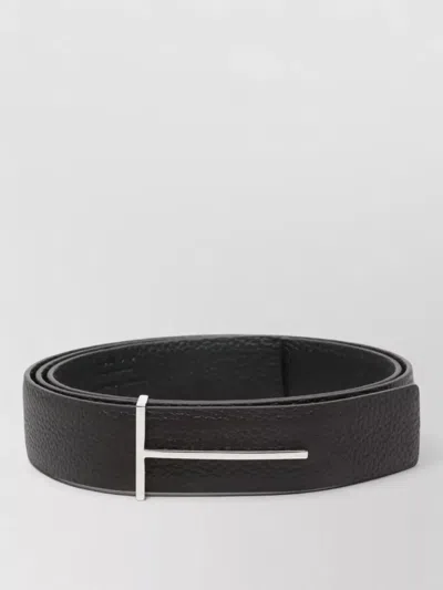 TOM FORD CALF LEATHER SLIM BELT