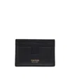 Tom Ford Soft Grain Leather T Line Classic Card Holder In Multi