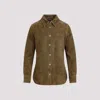 Tom Ford Suede Long-sleeve Shirt In Sepia