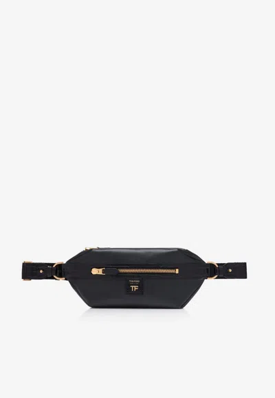 Tom Ford Sofya Belt Bag In Leather In Black