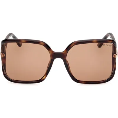Tom Ford Solange-02 60mm Butterfly Sunglasses