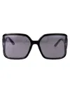 Tom Ford Butterfly Sunglasses Ft1089 01 C In 01c Nero Lucido / Fumo Specchiato
