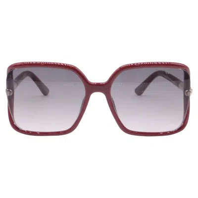 Pre-owned Tom Ford Solange-02 60mm Square Sunglasses In Red Acetate