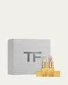 Tom Ford Soleil 2-piece Lip Gift Set In Gray
