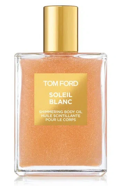 Tom Ford Soleil Blanc Shimmering Body Oil In Transparent