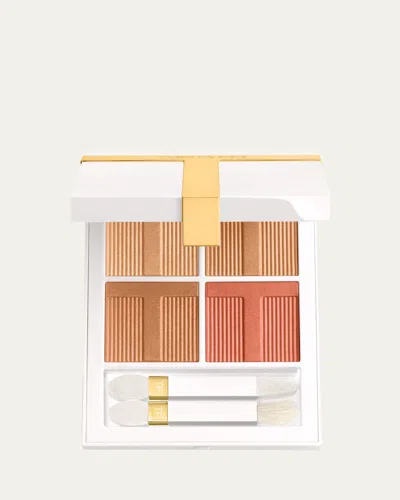 Tom Ford Soleil Eye Color Quad Lumiere Eyeshadow - Peach Dawn In Multi