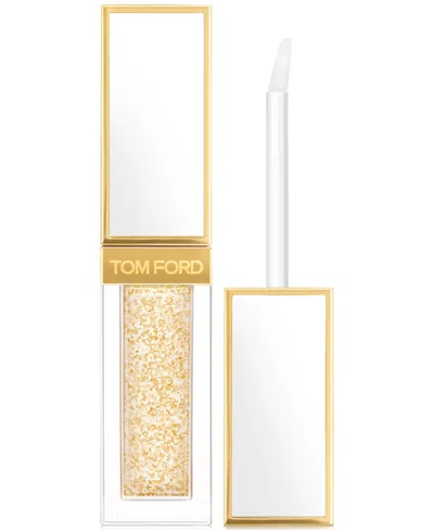 Tom Ford Soleil Liquid Lip Blush Lip Balm In Clear Liquid Balm With Gold Flakes