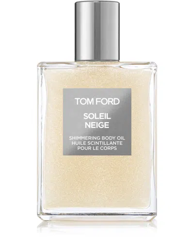 Tom Ford Soleil Neige Shimmering Body Oil, 3.4-oz. In White