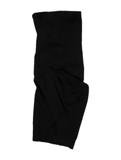 Pre-owned Tom Ford Solid Bandeau Dress In Black