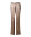Tom Ford Solid Color Casual Long Pants In Brown