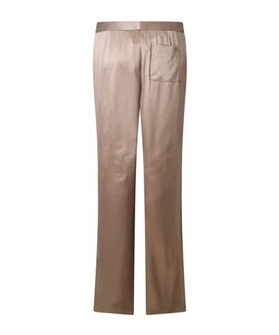 Tom Ford Solid Color Casual Long Pants In Brown