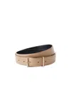 Tom Ford Solid Color Classic Belt In Brown