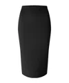 Tom Ford Solid Color Midi Skirt In Black