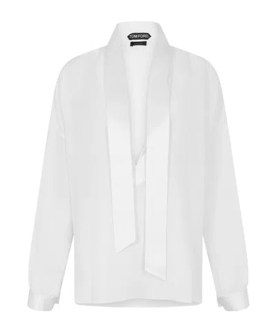 Tom Ford Solid Color Top In White