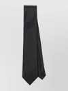 Tom Ford Solid Dot Tie With Pointed Tip And Textured Finish