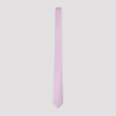 Tom Ford Solid Satinated 6cm Tie For Men In Pink