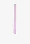 Tom Ford Solid Silk Tie Slim Tailoring Look In Pink