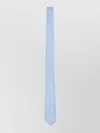 Tom Ford Solid Silk Tie Slim Textured Design In Blue
