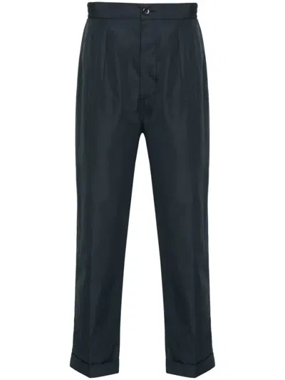 Tom Ford Tapered-leg Trousers In Blue