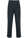 Tom Ford Tapered-leg Trousers In Blue