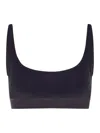 Shop Tom Ford Sporty Velvet Top With Logo Band In Black