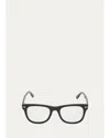 Tom Ford Square Blue Light-blocking Optical Glasses In Black