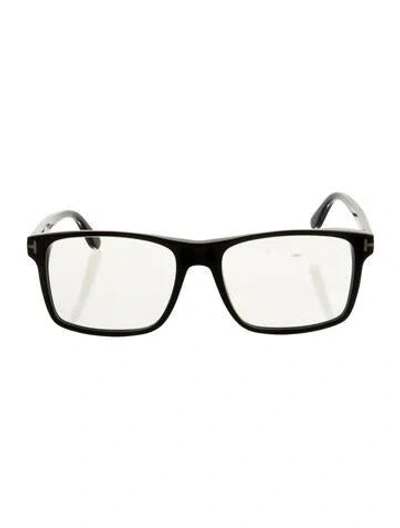 Pre-owned Tom Ford Square Eyeglasses In Black
