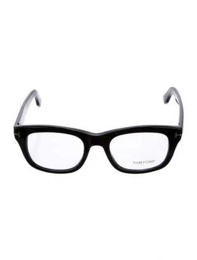 Pre-owned Tom Ford Square Eyeglasses In Black