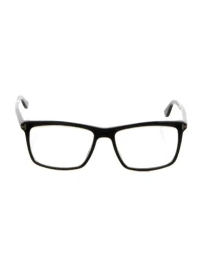 Pre-owned Tom Ford Square Eyeglasses In Black