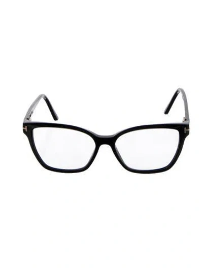 Pre-owned Tom Ford Square Eyeglasses In Black