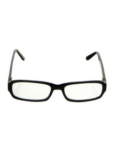 Pre-owned Tom Ford Square Eyeglasses In Black