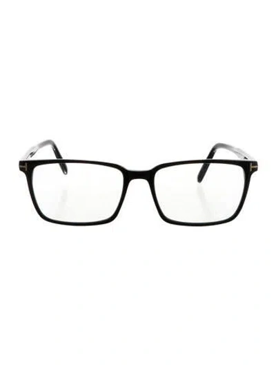 Pre-owned Tom Ford Square Eyeglasses In Black