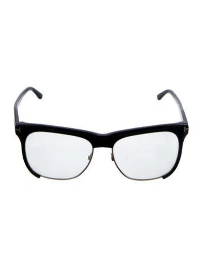 Pre-owned Tom Ford Square Eyeglasses In Black