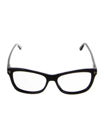 Pre-owned Tom Ford Square Eyeglasses In Black