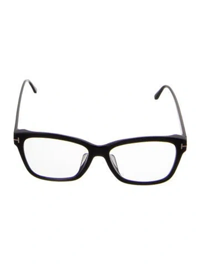 Pre-owned Tom Ford Square Eyeglasses In Black