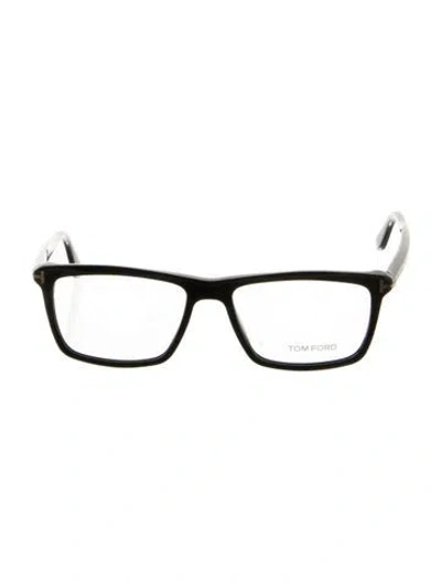 Pre-owned Tom Ford Square Eyeglasses In Black