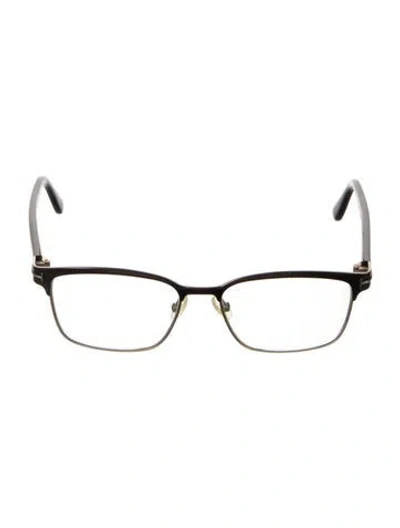 Pre-owned Tom Ford Square Eyeglasses In Black