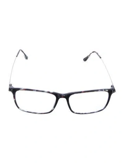 Pre-owned Tom Ford Square Eyeglasses In Black