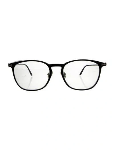 Pre-owned Tom Ford Square Eyeglasses In Black
