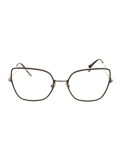 Pre-owned Tom Ford Square Eyeglasses In Black