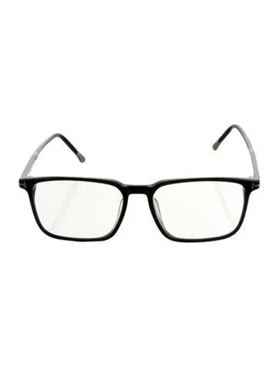 Pre-owned Tom Ford Square Eyeglasses In Black