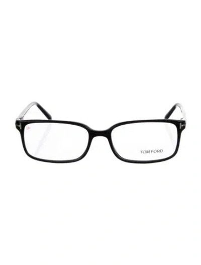 Pre-owned Tom Ford Square Eyeglasses In Black