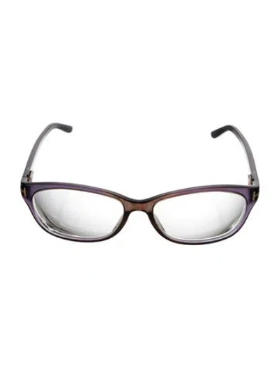 Pre-owned Tom Ford Square Eyeglasses In Brown