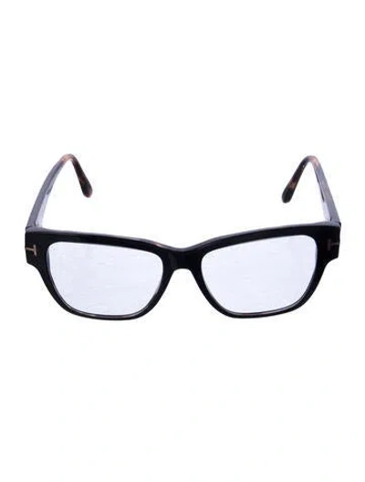 Pre-owned Tom Ford Square Eyeglasses In Brown
