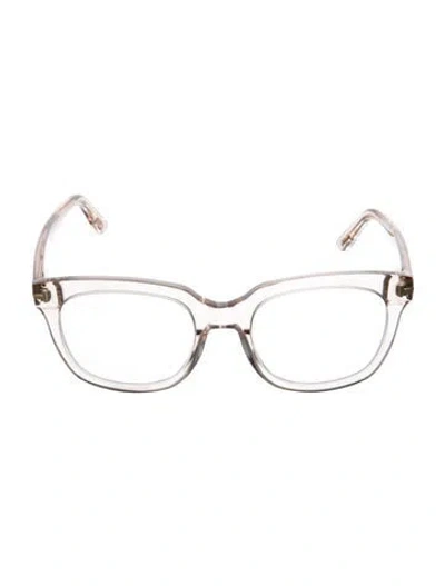 Pre-owned Tom Ford Square Eyeglasses In Clear